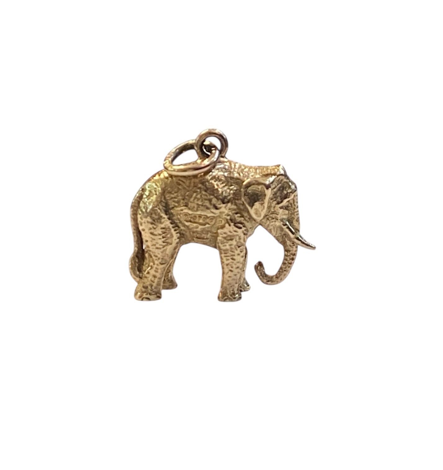9ct vintage elephant charm, circa 1957 (7.0 grams)