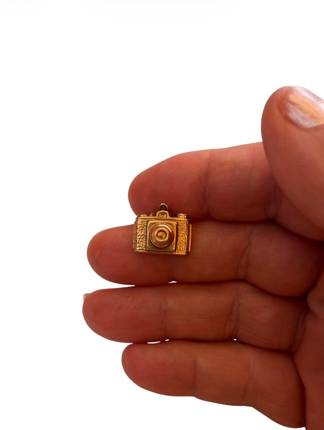 9ct vintage camera charm by WHC Chester 1961 0.90g