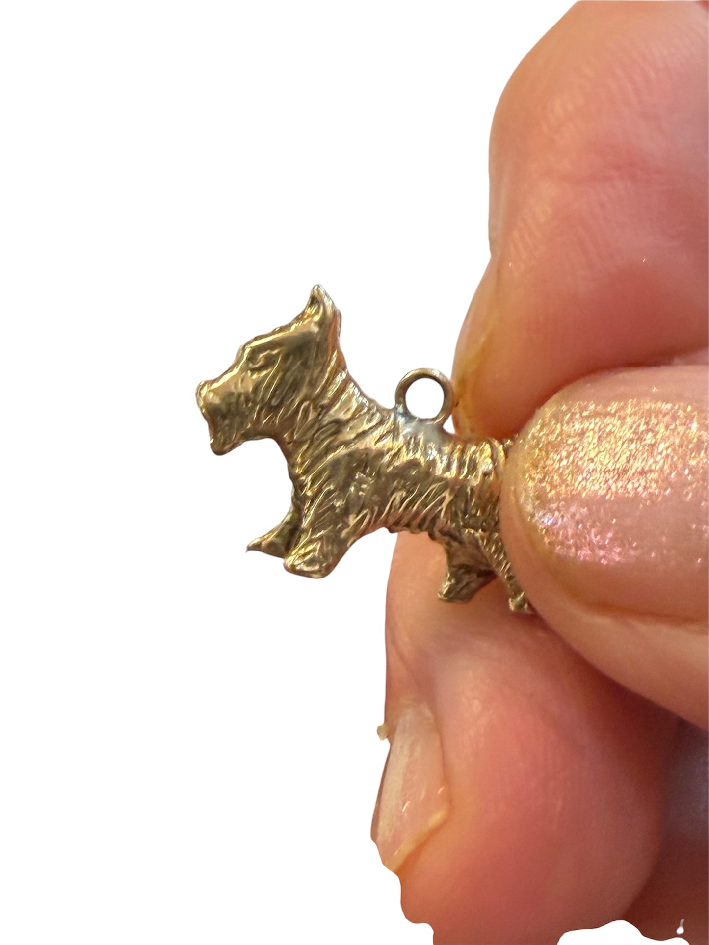 9ct vintage west charm , articulated , london 1960