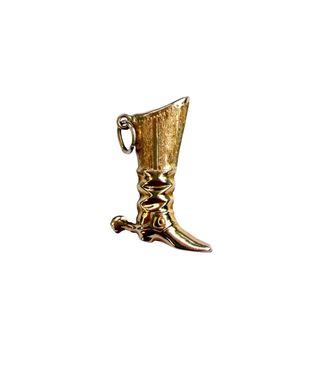 9ct vintasge boot charm, circa 1977 London by FM 1.1g