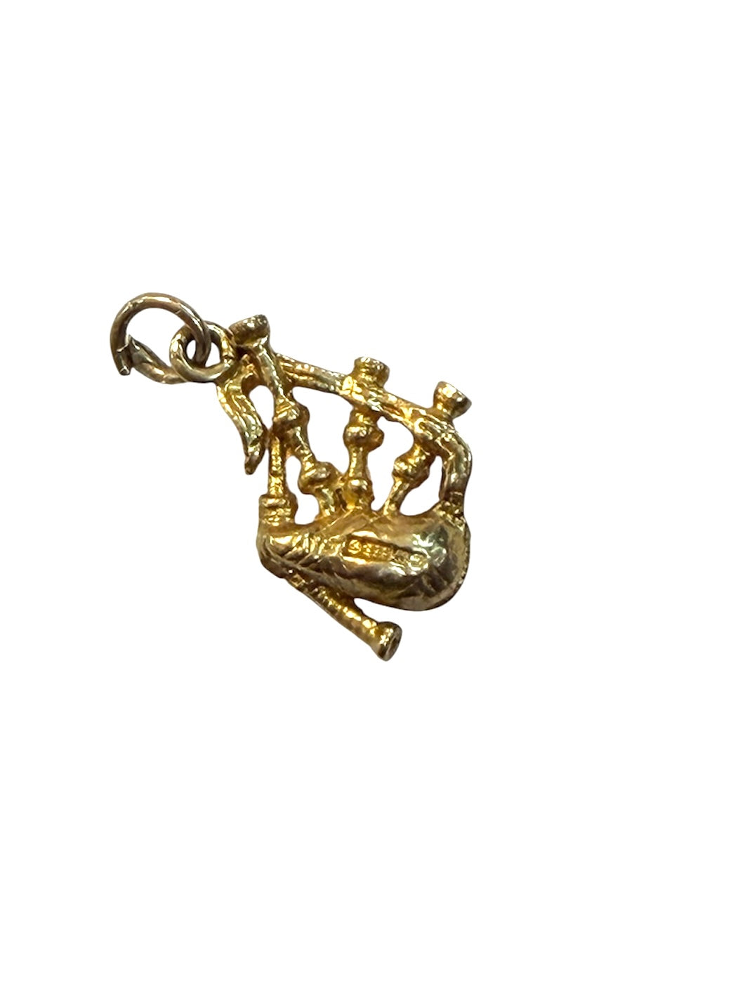 9ct vintage bagpipe charm circa 1963 1.94G