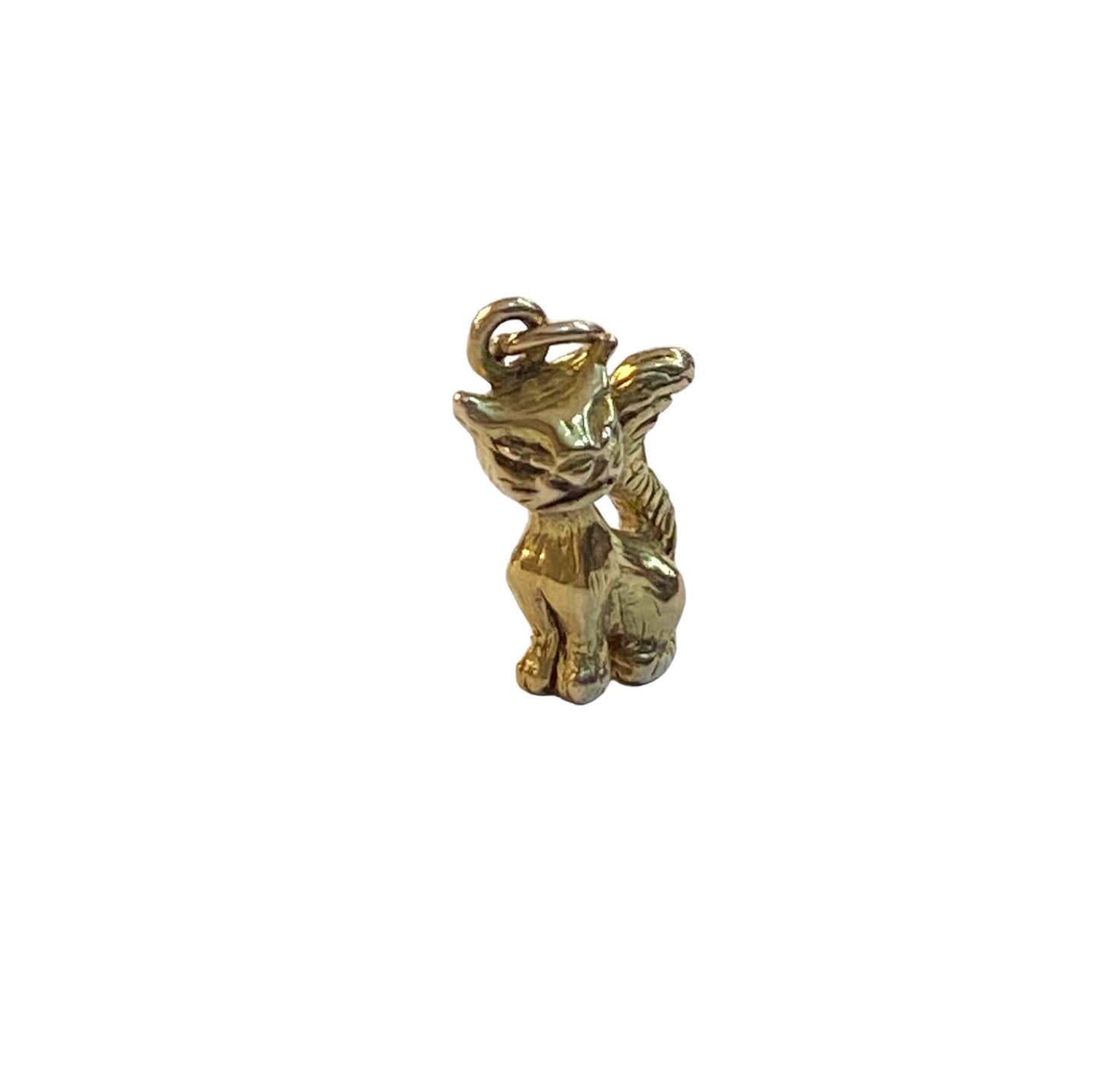 9ct vintage cat charm circa 1965