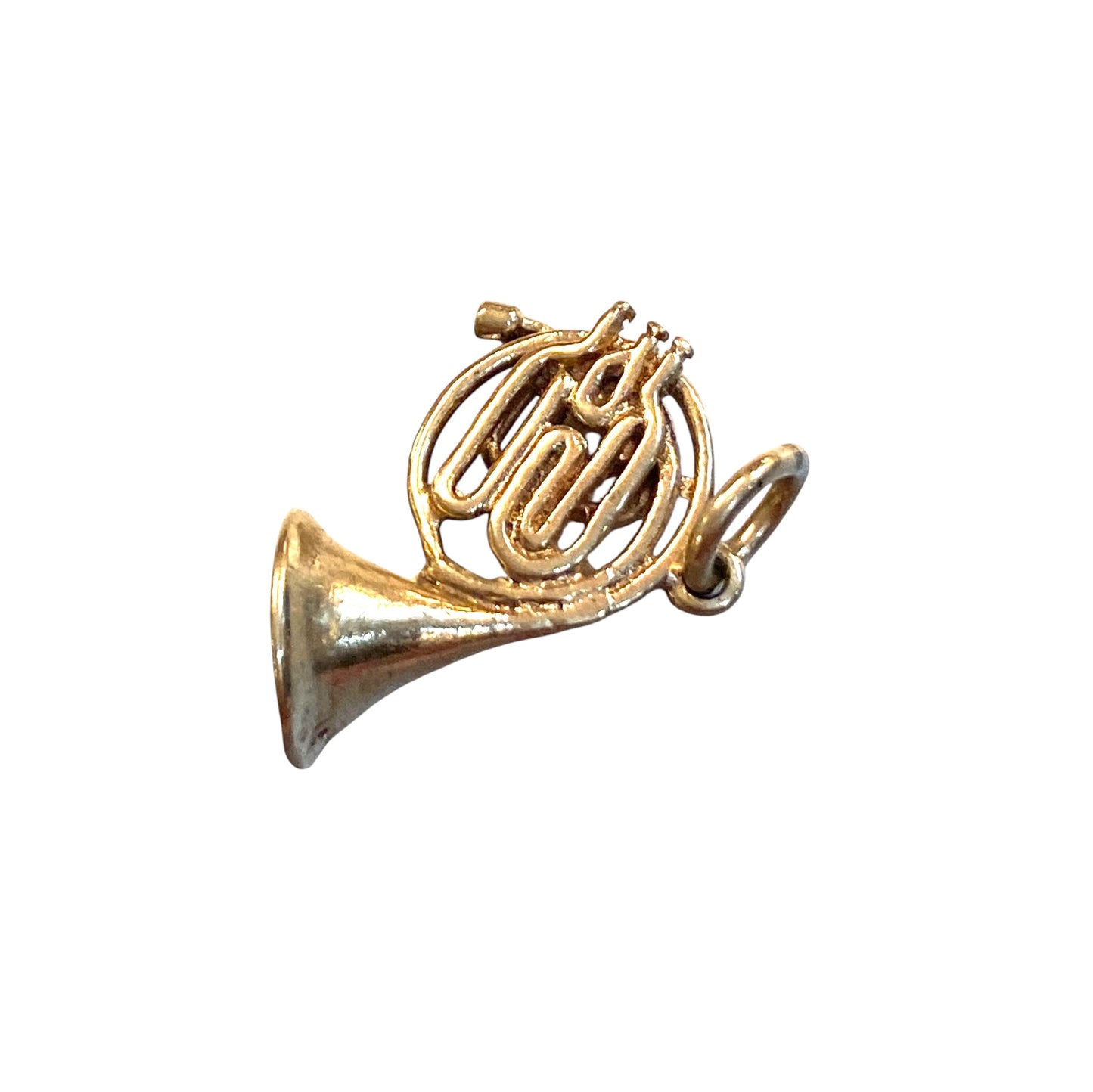 9ct vintage horn charm circa 1959.