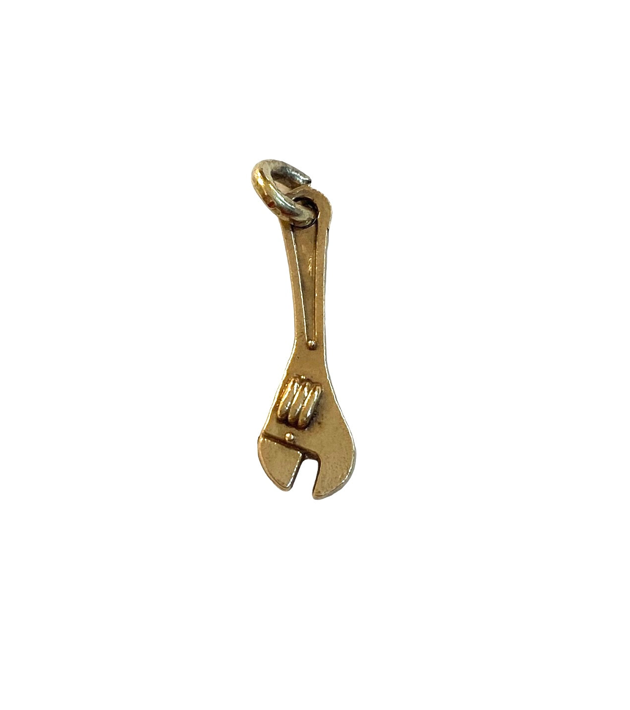 9ct vintage spanner / wrench charm