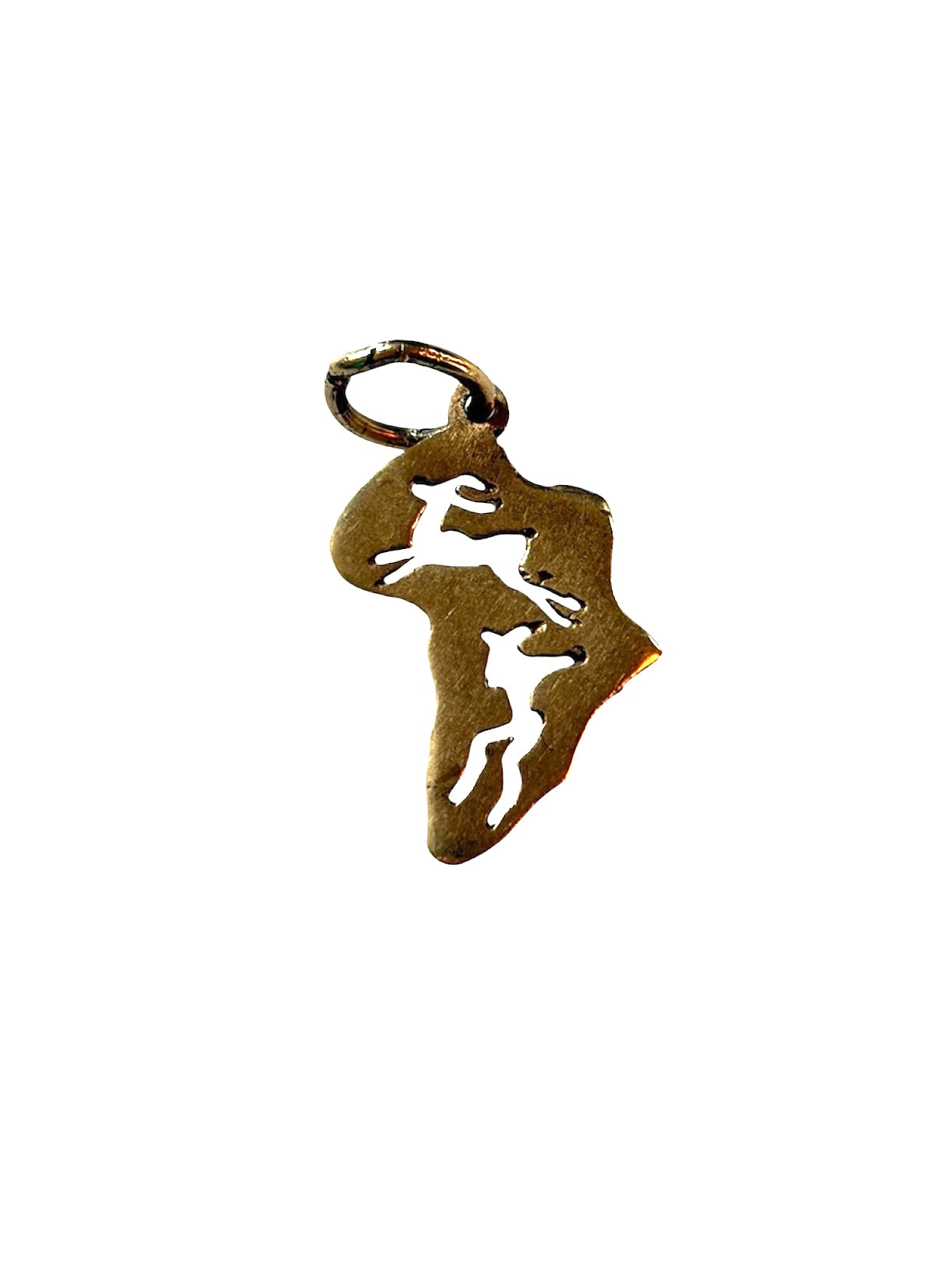9ct vintage Africa charm / pendant 0.74