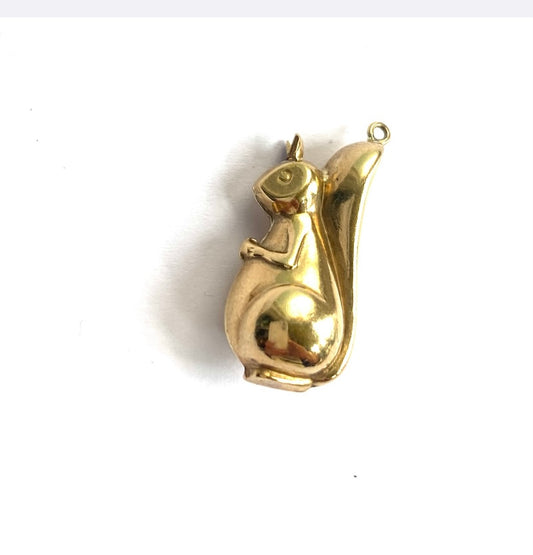 9ct vintage squirrel charm by WHC 1980