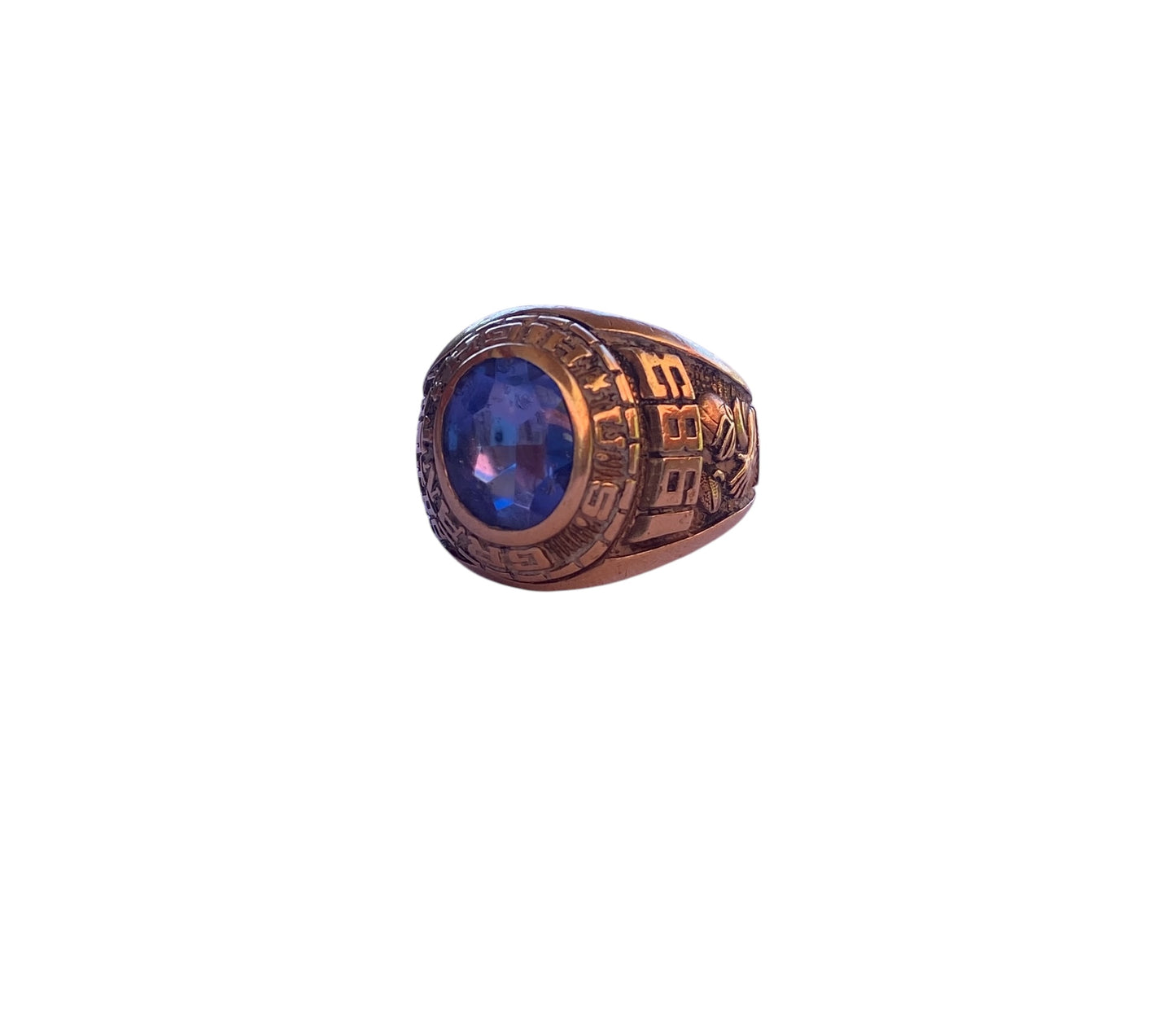 9ct vintage graduation ring circa 1983 ring size T