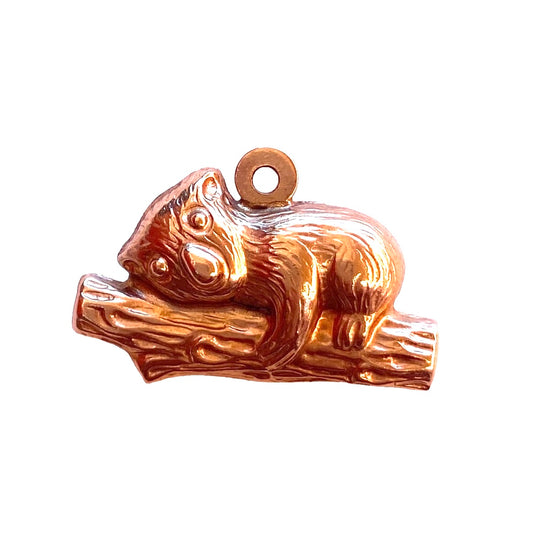 9ct vintage koala charm . hollow