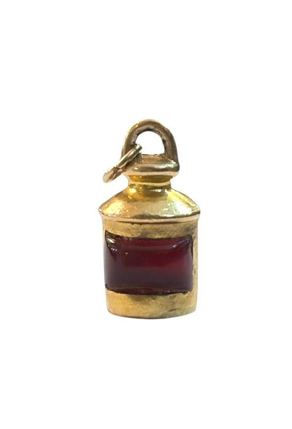 9ct vintage port lantern charm circa 1986 1.24g