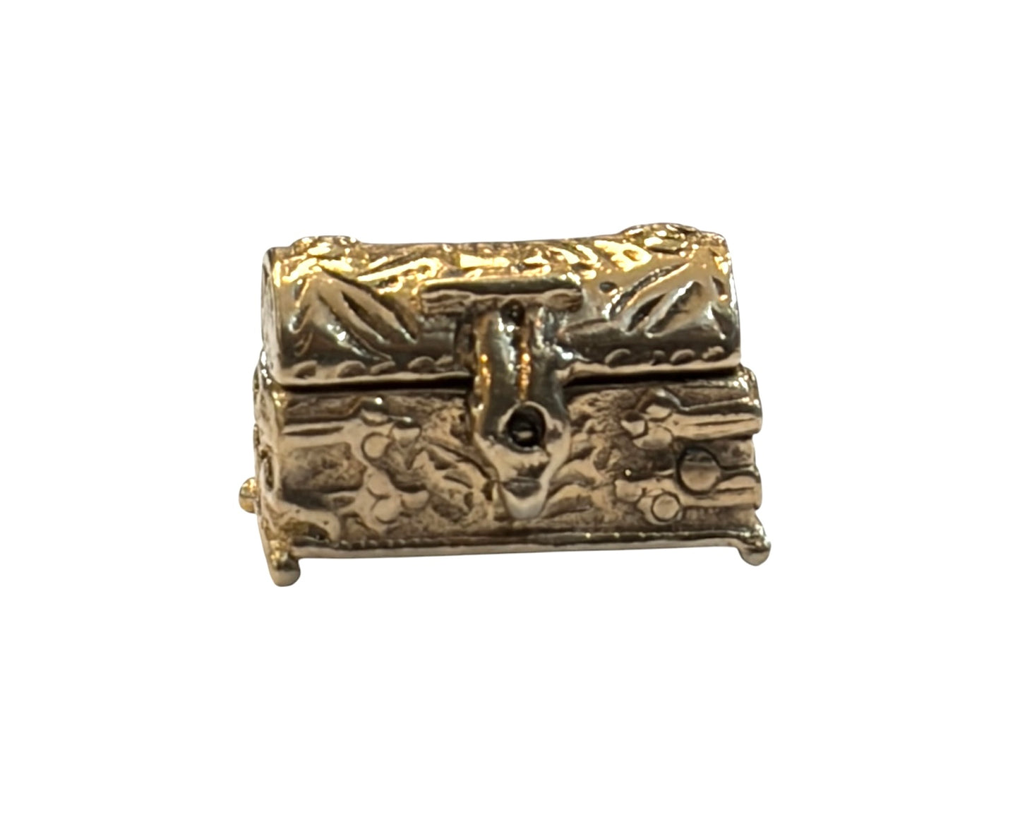 9ct vintage treasure chest charm opening charm circa 1986 3.9g