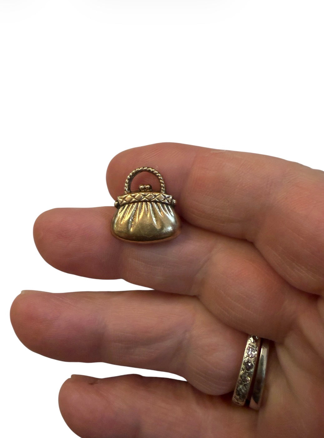 9ct vintage handbag charm circa 1986 1.18g