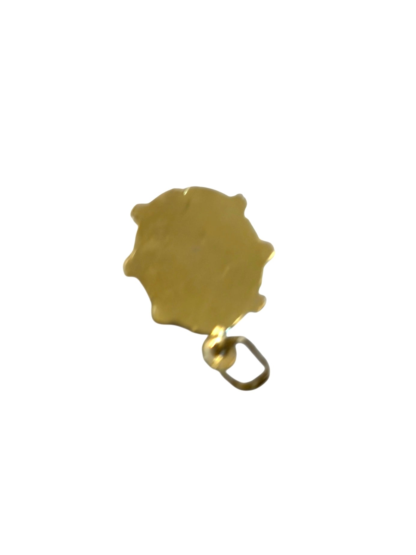 9ct vintage / preowned ladybird charm , hollow, yellow gold