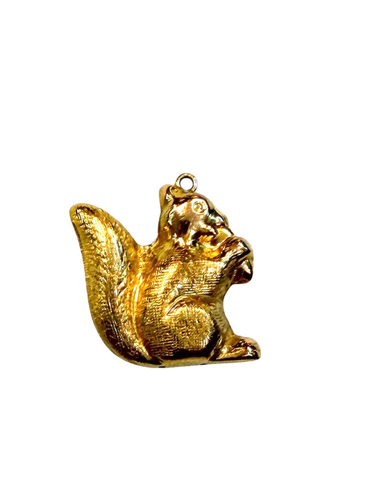 9ct vintage squirrel charm by georg jensen circa 1968