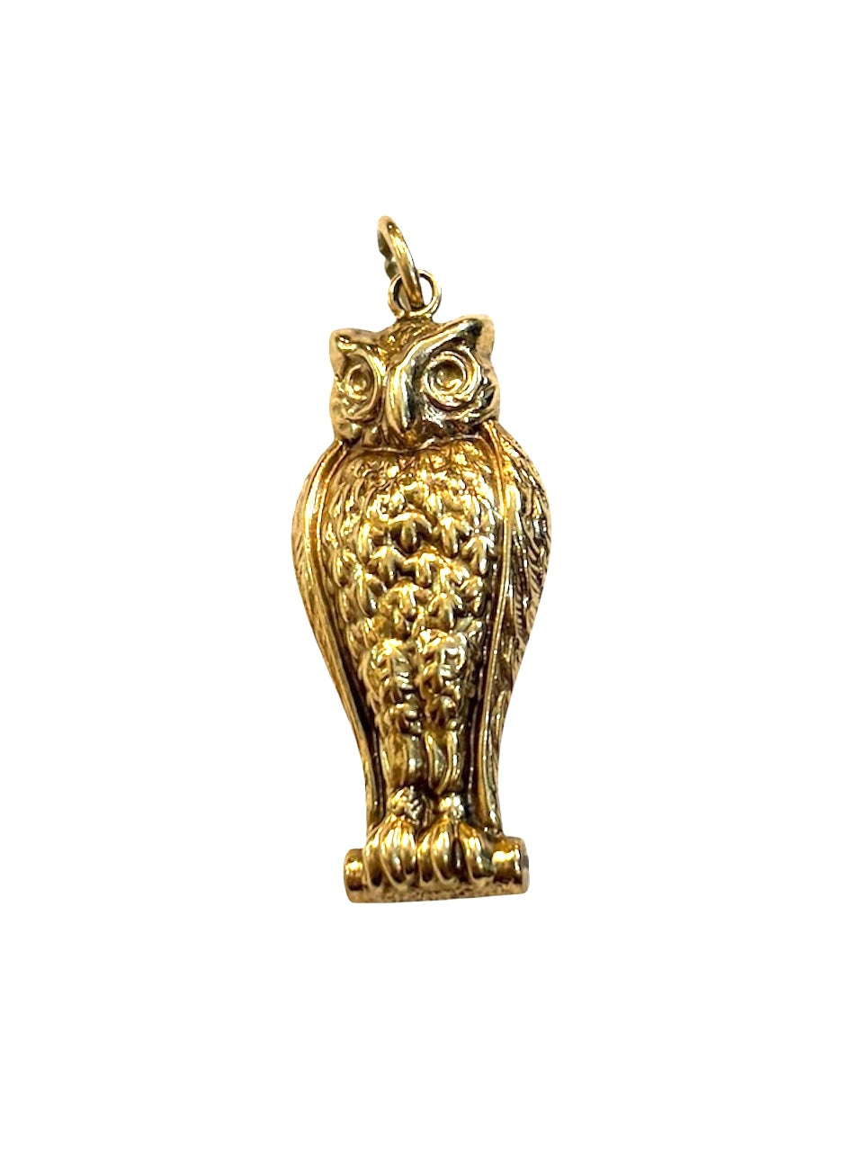 9ct vintage owl charm circa 1964 by WHC 1.61g
