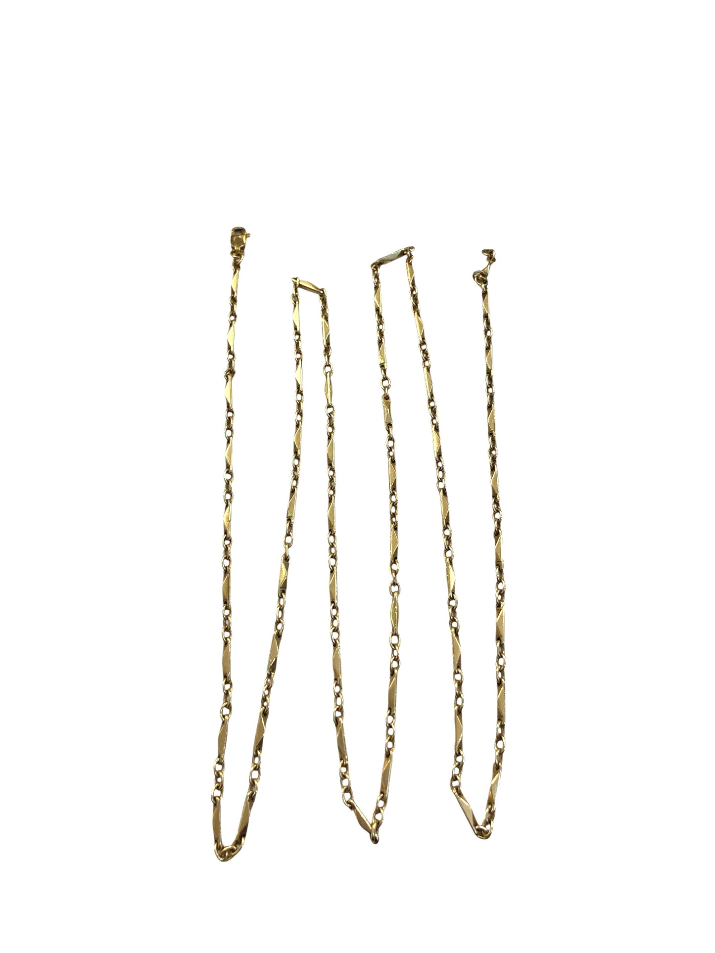 9ct vintage fancy link chain 31 inches circa 1975 17.9g