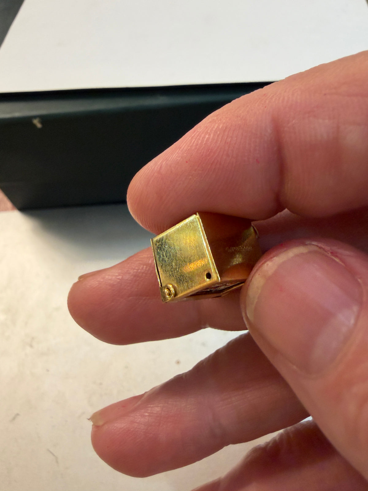 9ct vintage deck of cards charm by Georg jensen circa 1974 2.43g