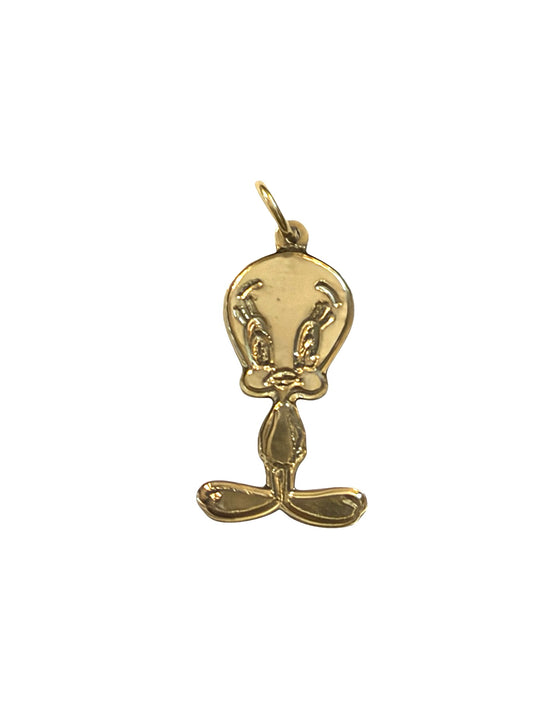 9ct vintage preownedtweety pie charm / pendant 1.16