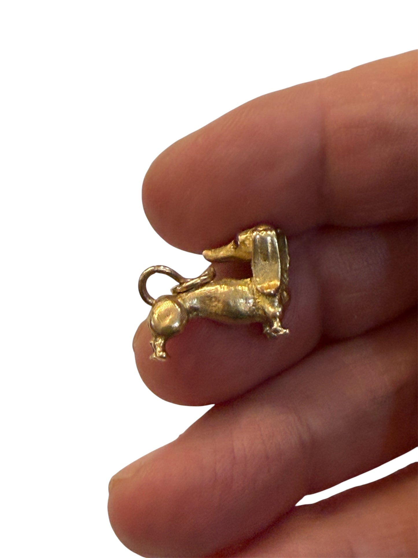 9ct vintage dachshund charm circa 1961 by Georg jensen 4.2G