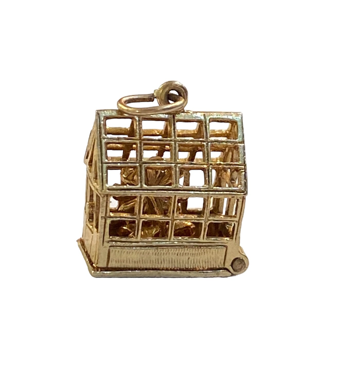 9ct vintage opening greenhouse charm circa 1966