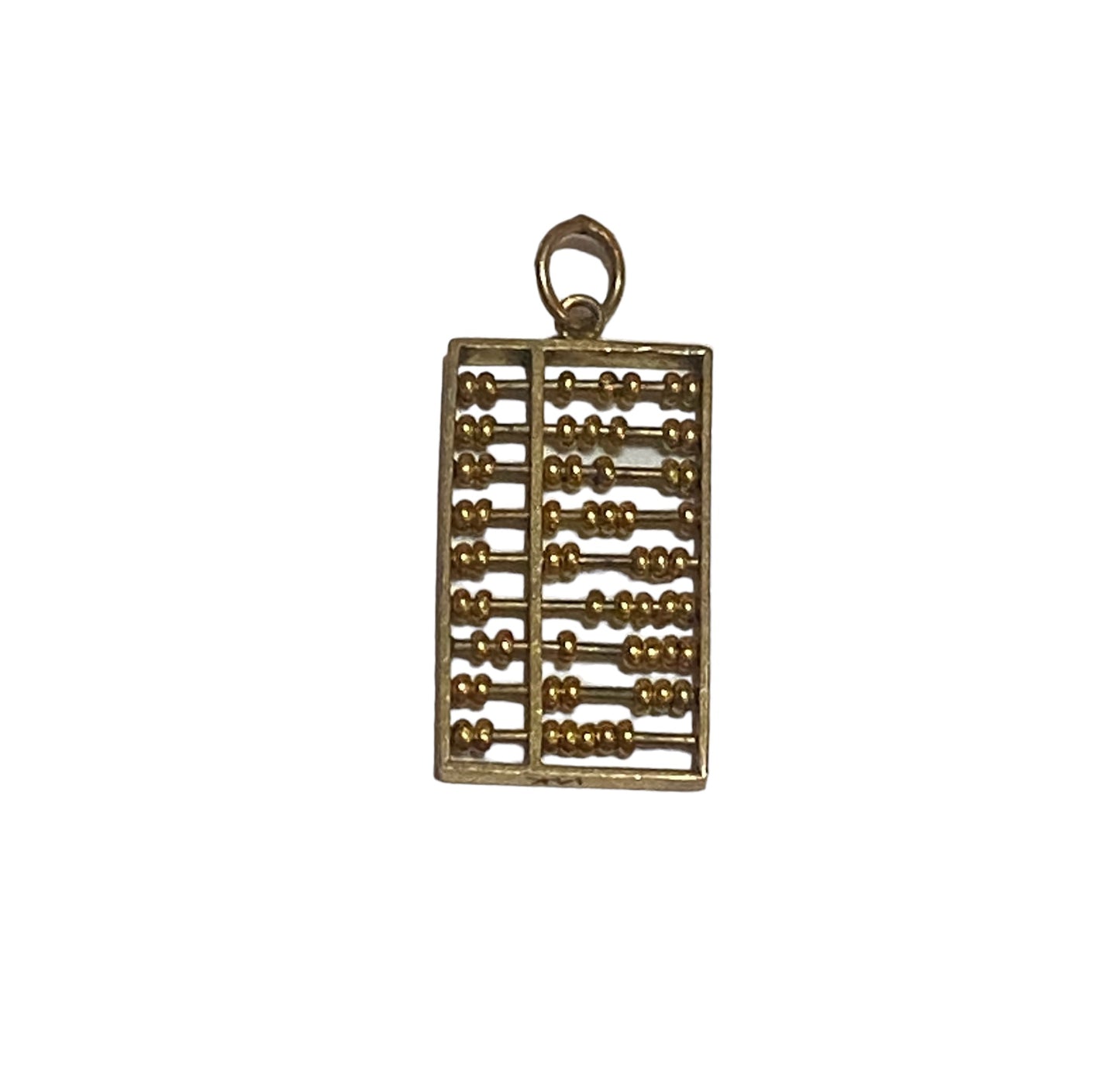 14ct vintage Abacus charm / pendant