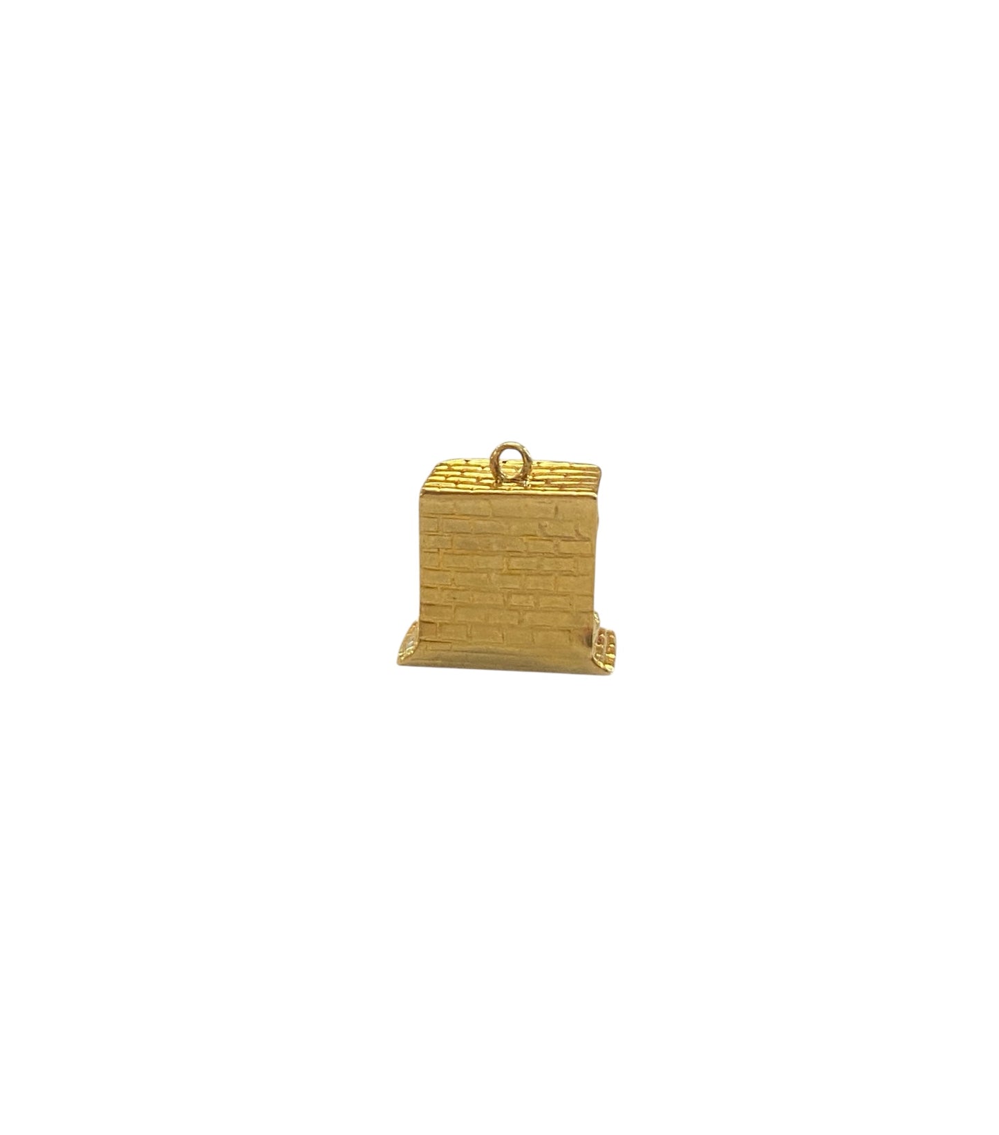 18ct 750 parthenon charm / pendant . 2.9g
