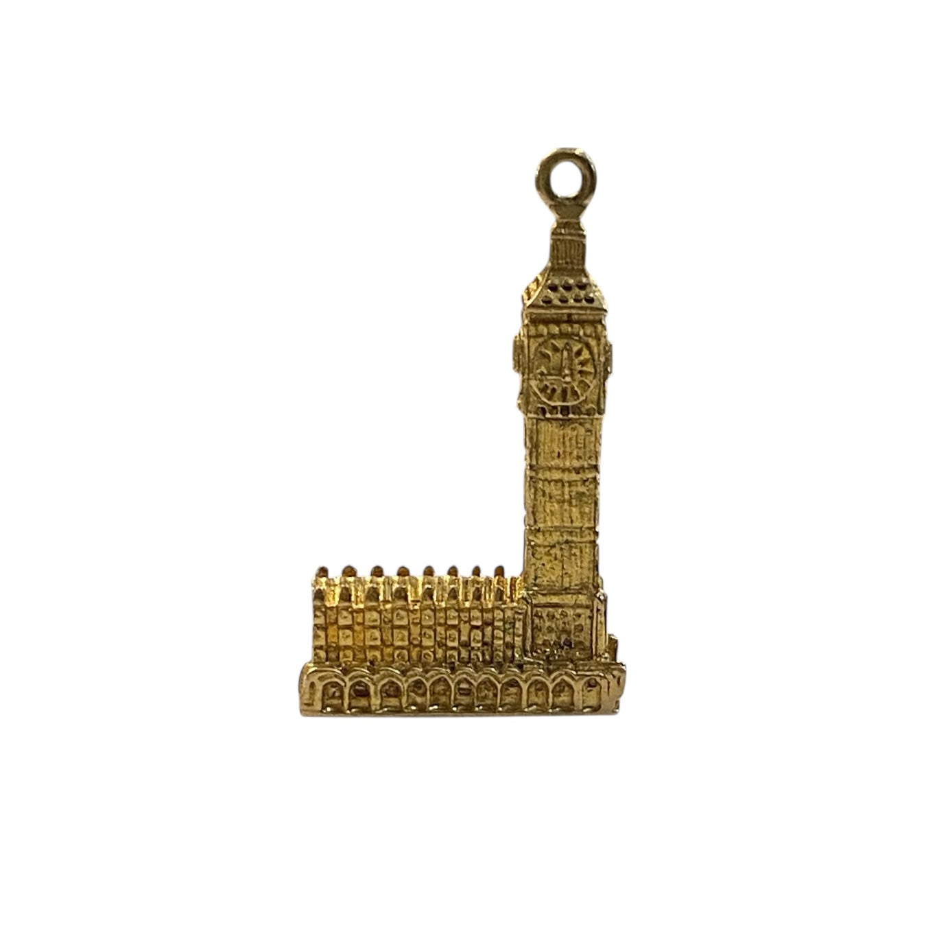 9ct vintage big ben / hoses of parliament charm circa 1963