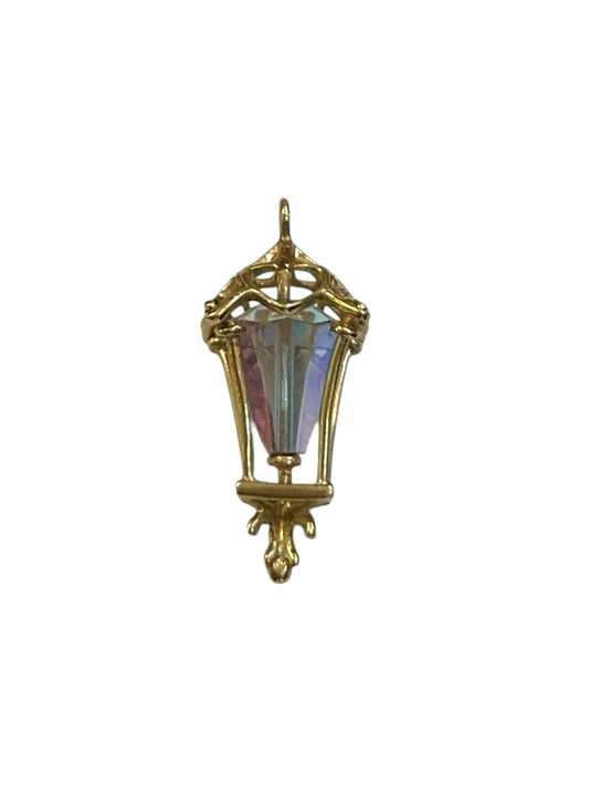 9ct vintage lantern charm / pendant