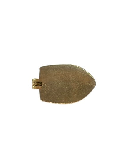 9ct vintage opening iron charm circa 1980s with devil inside 5.15g