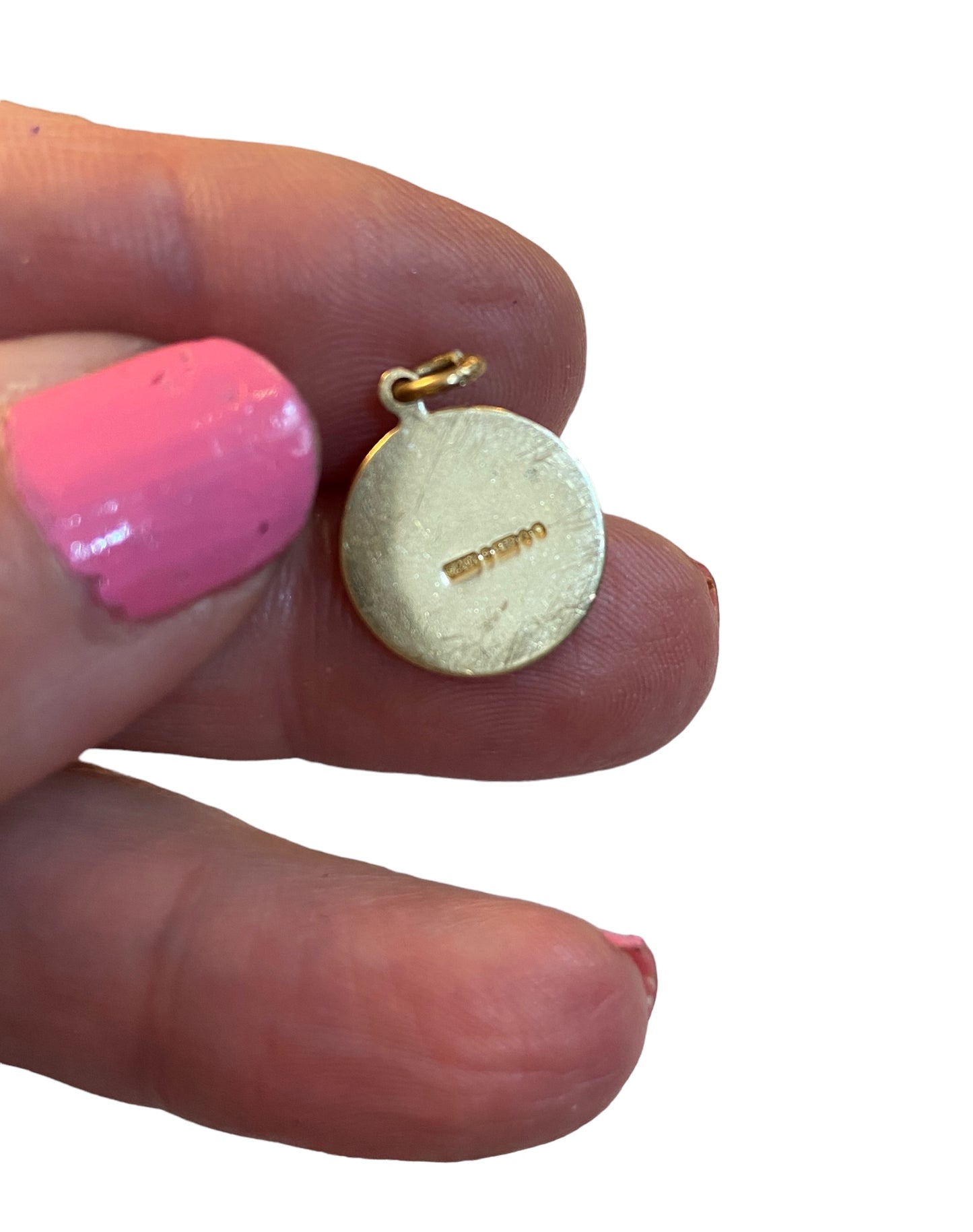 9ct Vintage Aries disc charm circa 1965