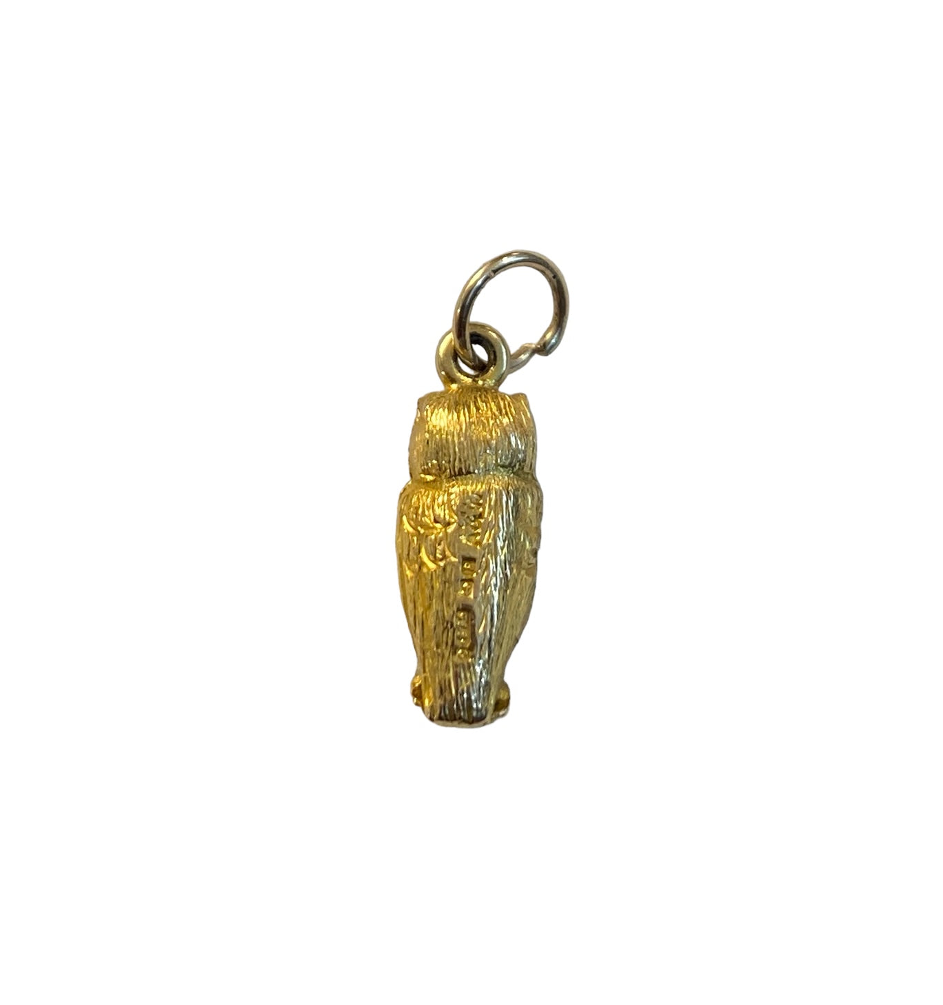 9ct vintage owl charm circa 1964 by Alabaster and Wilson