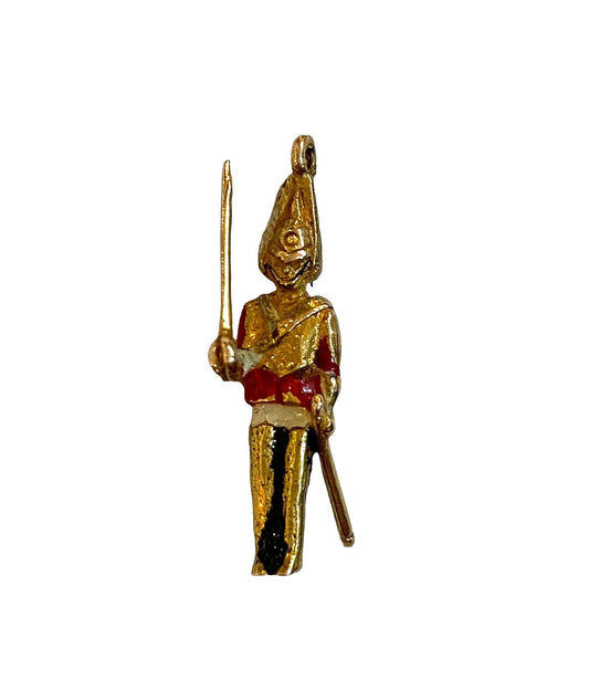 9ct vintage queens guard charm by Georg jensen circa 1956