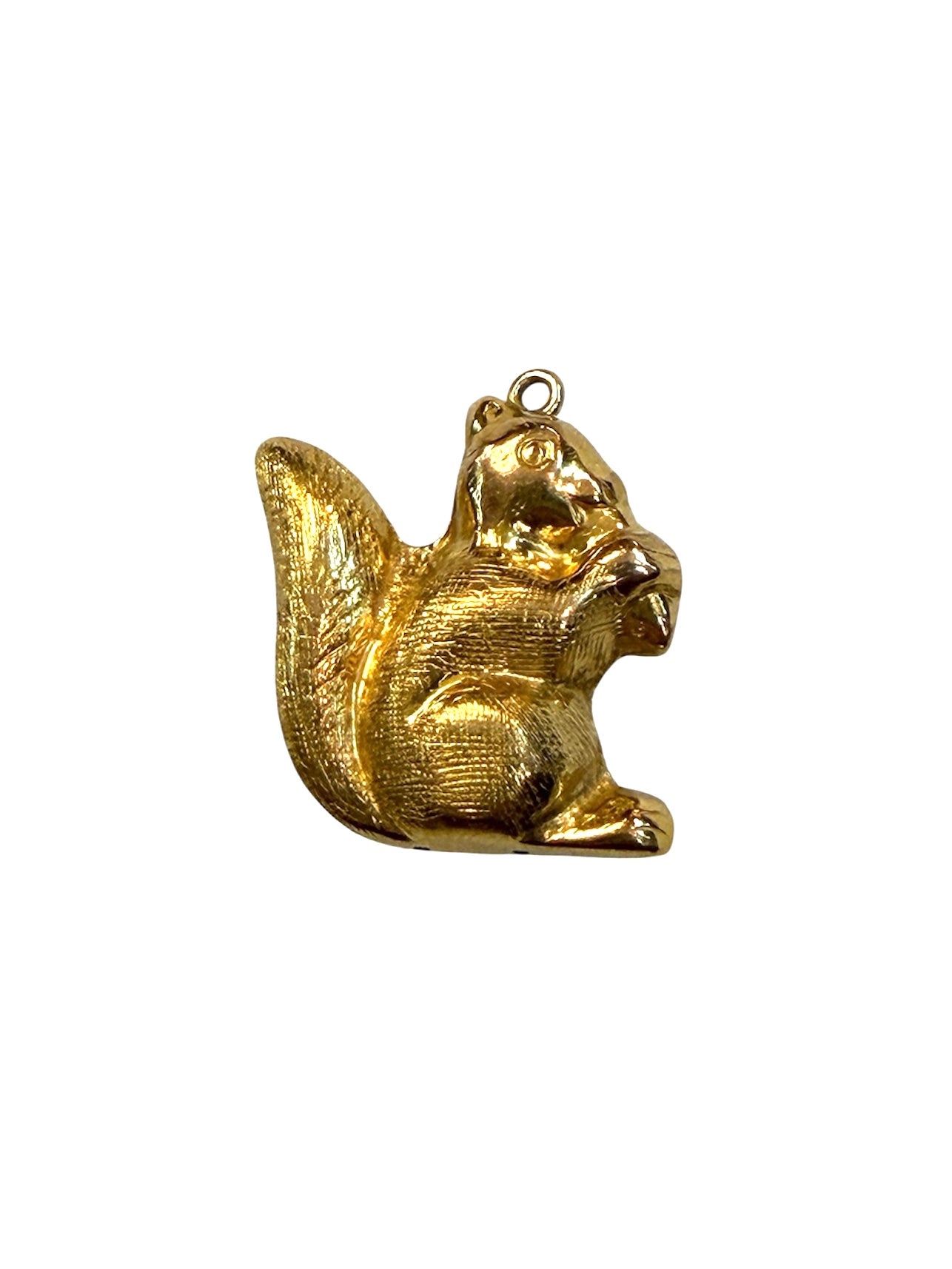 9ct vintage squirrel charm by georg jensen circa 1968