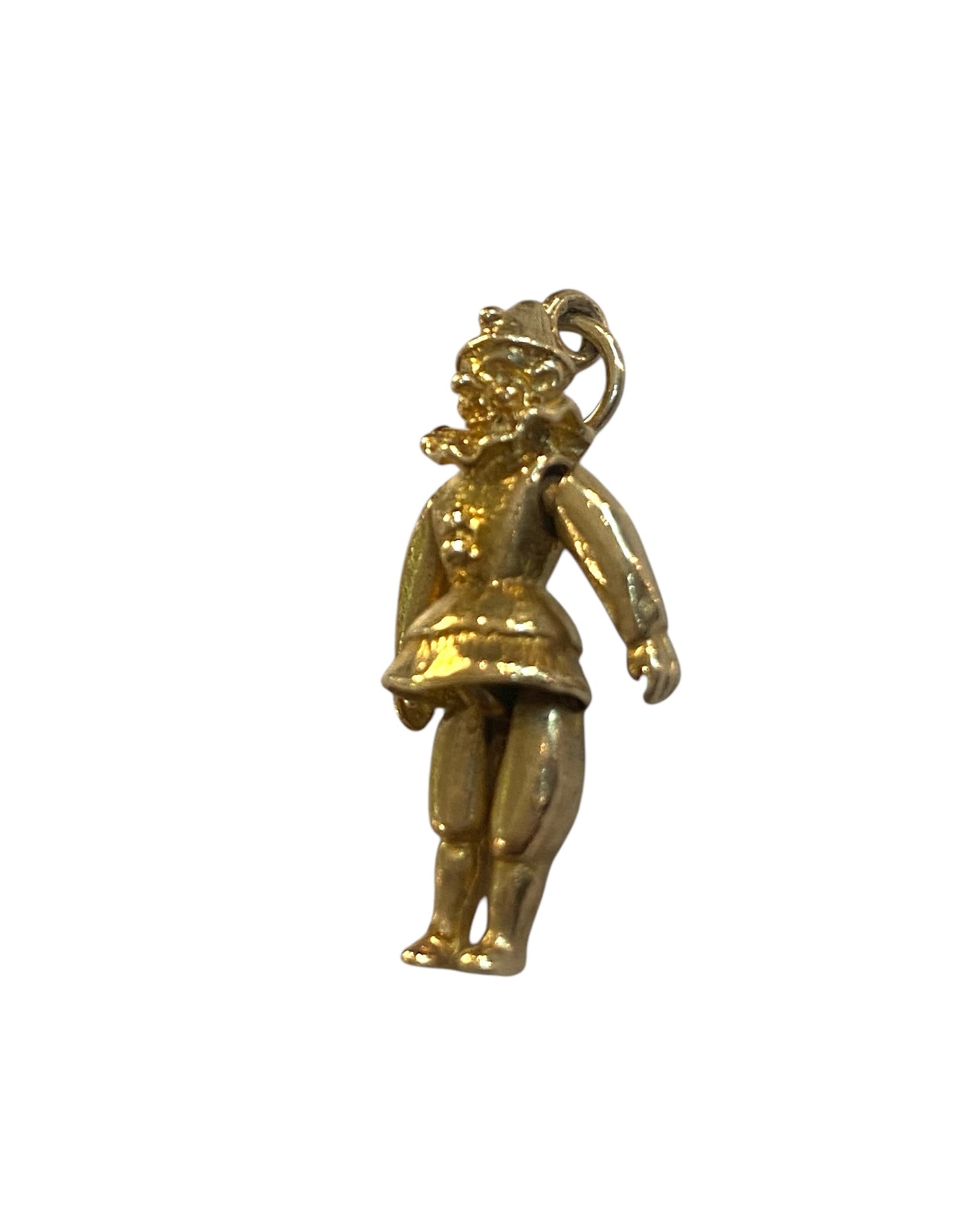 9ct vintage clown / jester circa 1963 2.9g