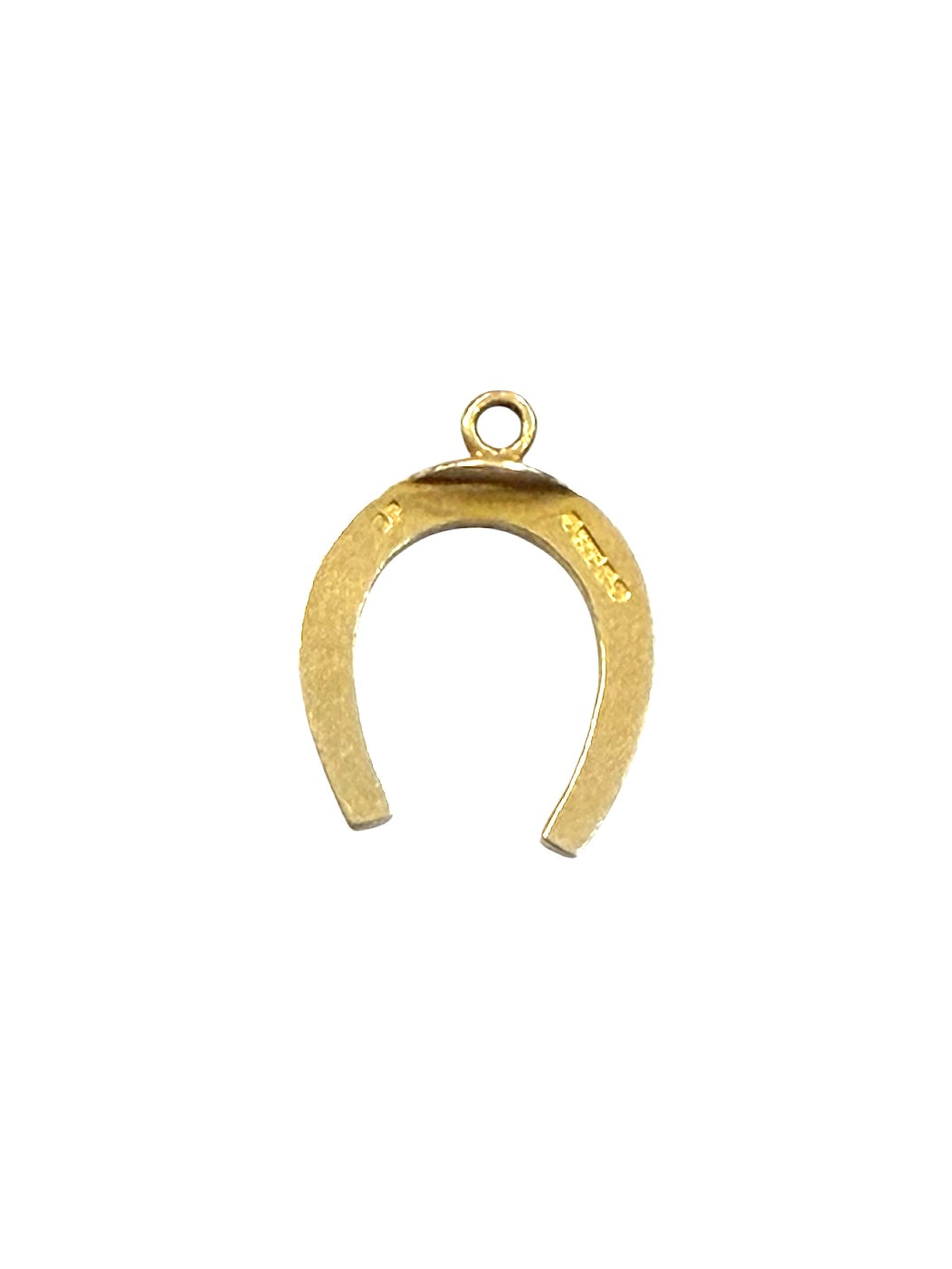 9ct vintage horseshoe pendant circa 1963
