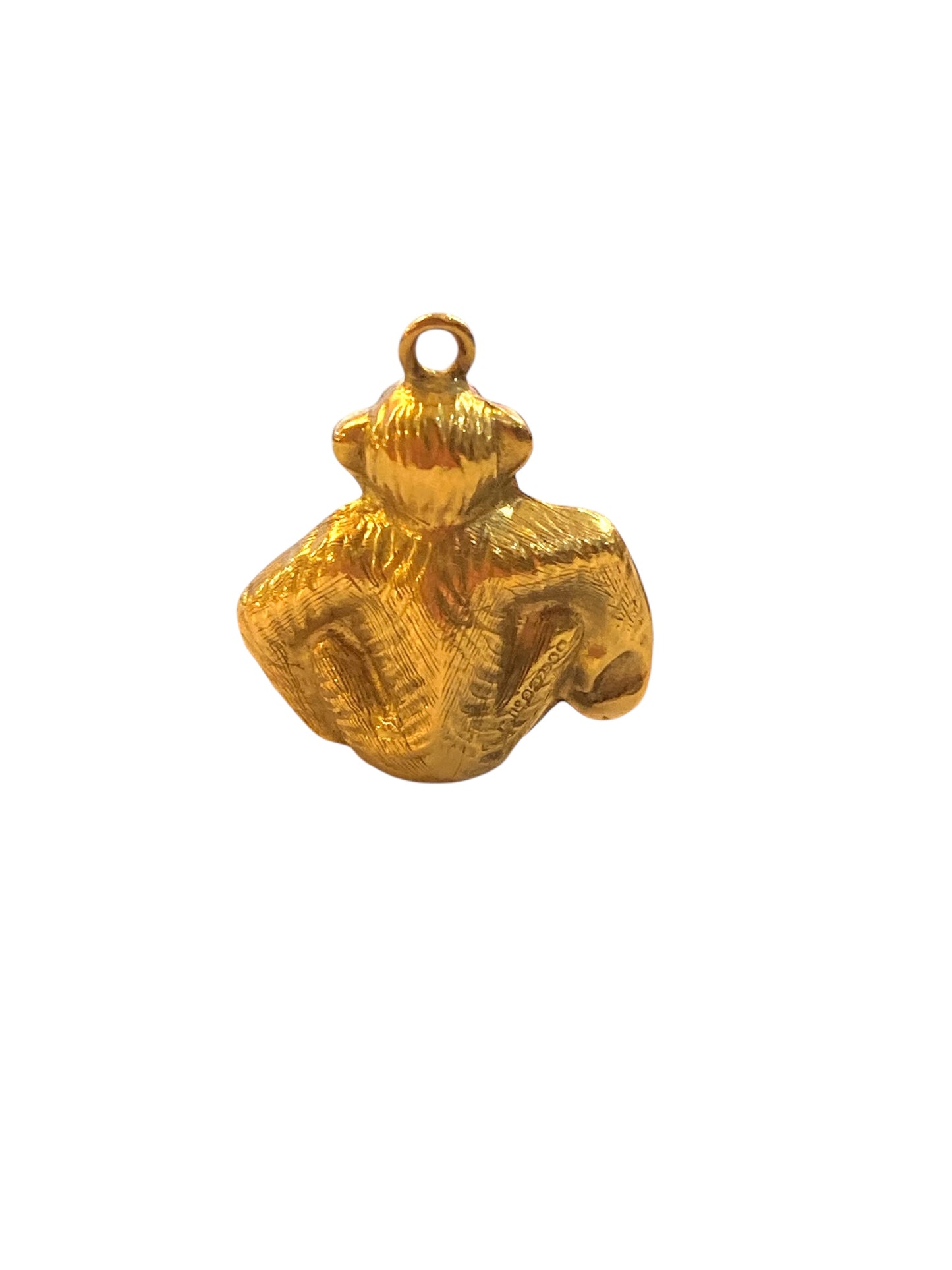 9ct vintage Monkey charm by Georg jensen, Circa 1963 London . Hollow