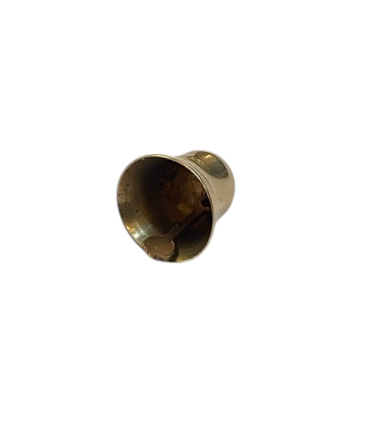 9ct vintage bell charm, maker WHC birmingham 1964 0.9g