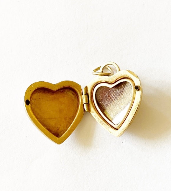 9ct heart shaped locket by George jensen vintage circa 1963