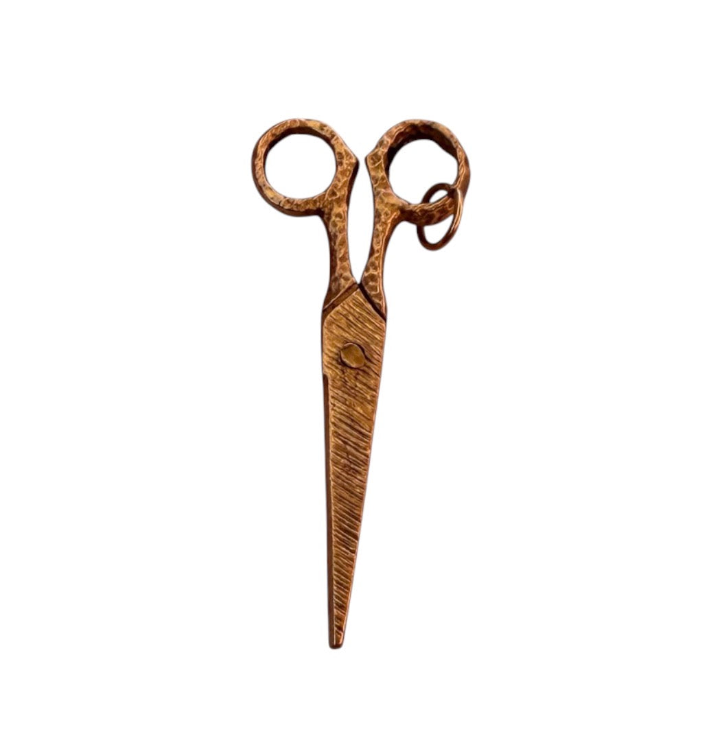 9ct vintage scissor pendant / charm Large circa 1977 2.95g
