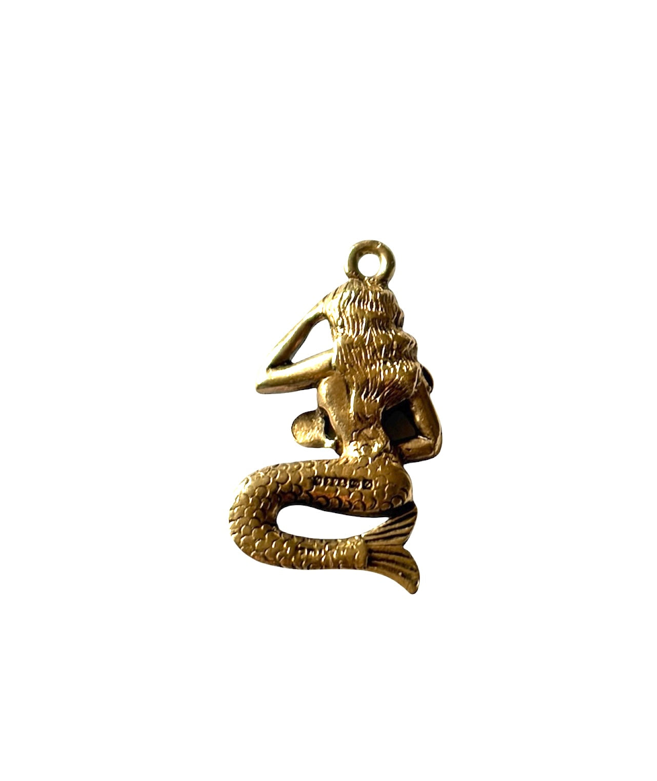 9ct vintage mermaid charm circa 1963 3.42g maker ppld