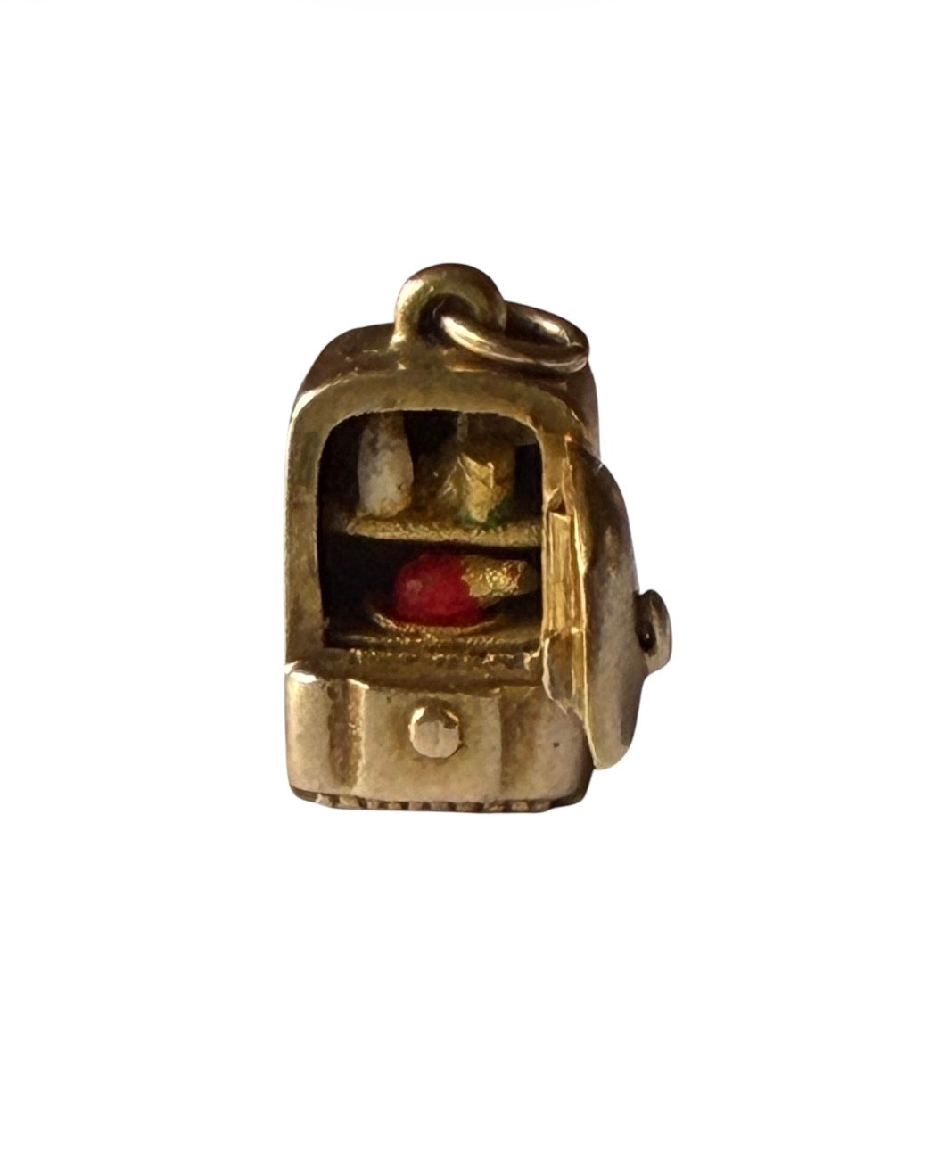 9ct vintage fridge charm / opening fridge charm 2.85