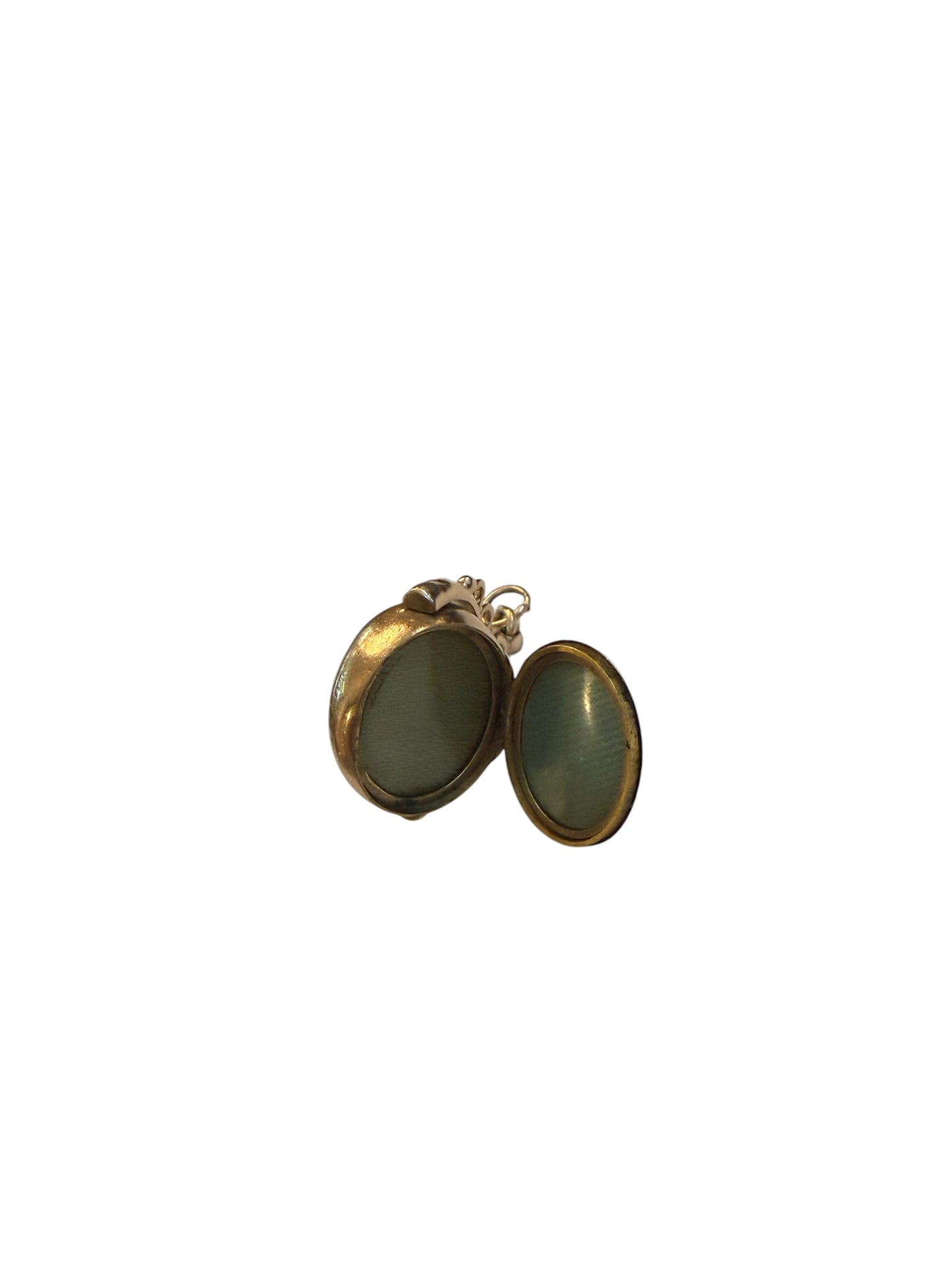 9ct vintage fob / locket pendant charm circa 1910. 8.5g