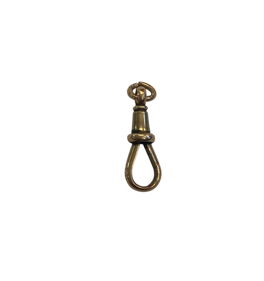 9ct vintage dog clip charm / pendant