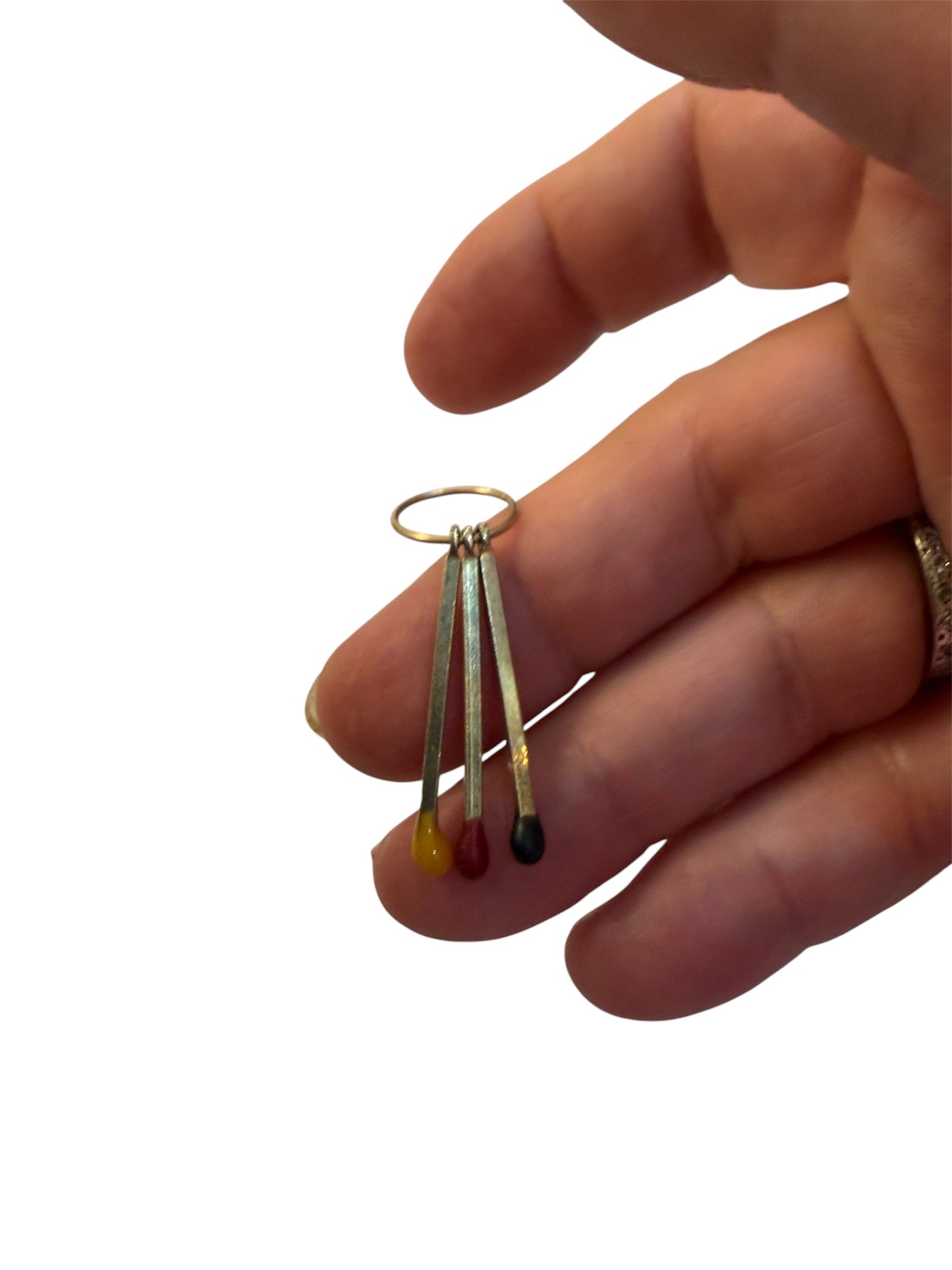 9ct pre owned matches charm pendant. 2.4g