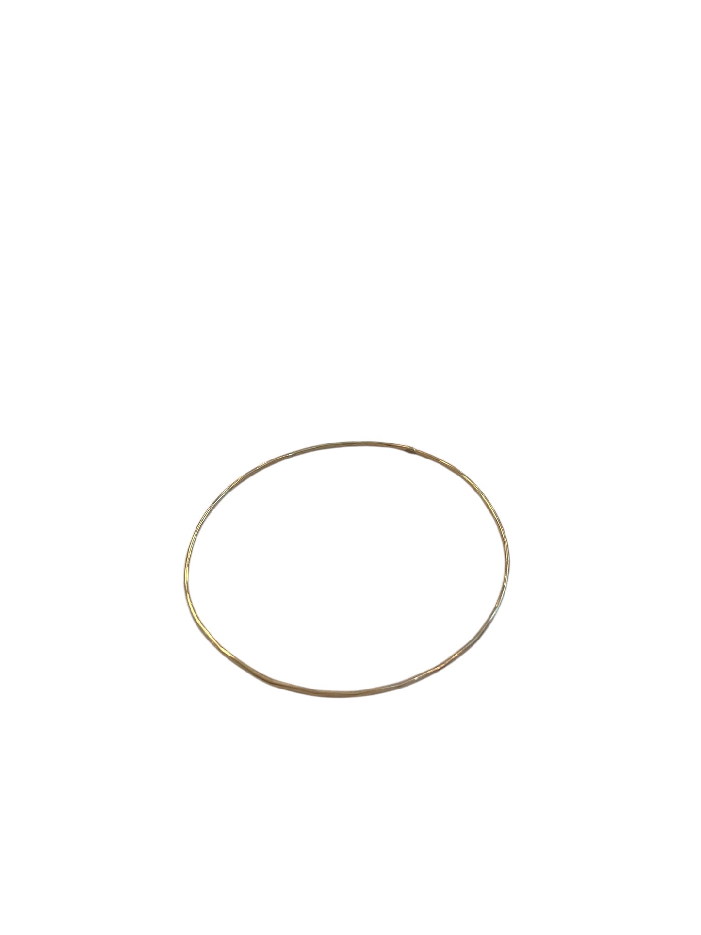 9ct slim bangle 7cm diameter 2.9g circa 1973