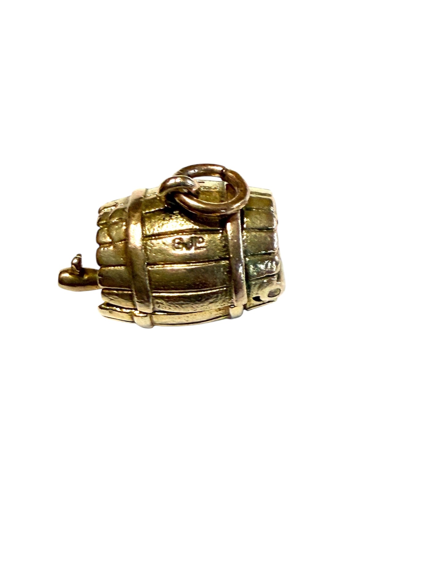 9ct vintage elephant in barrel charm by Georg jensen circa 1961 6.74 g
