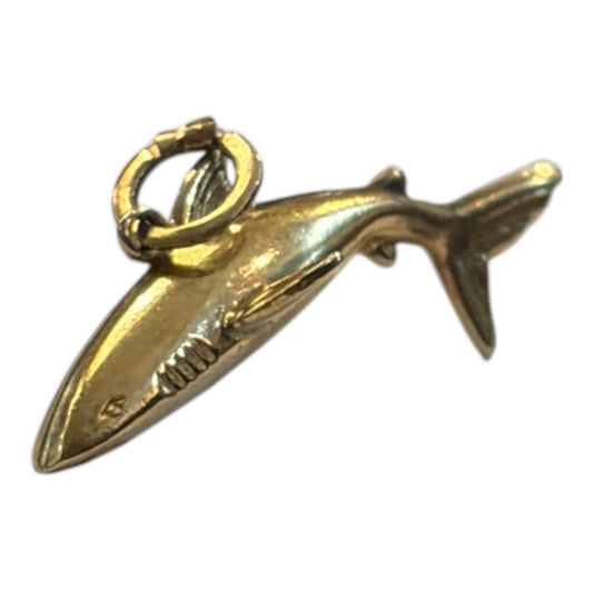 9ct vintage shark charm, circa 1978 by WHC
