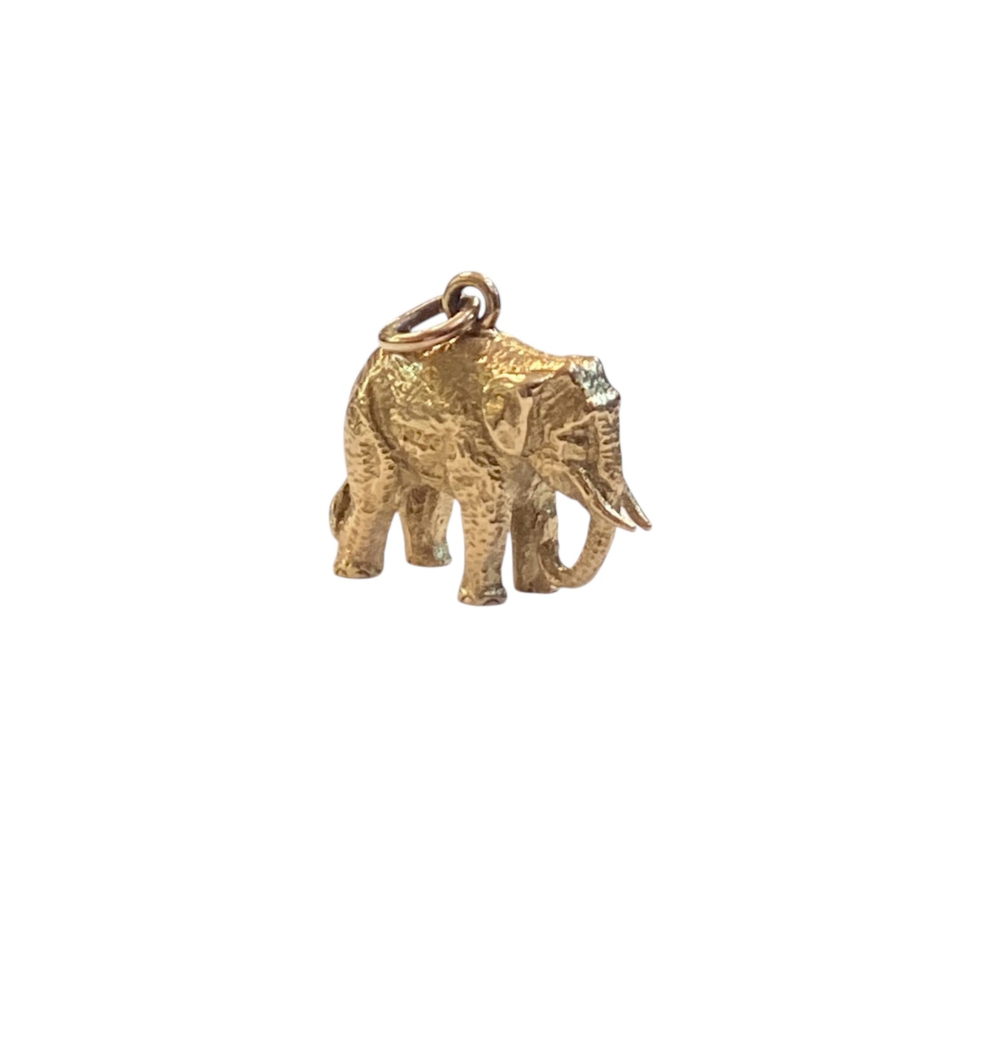 9ct vintage elephant charm, circa 1957 (7.0 grams)
