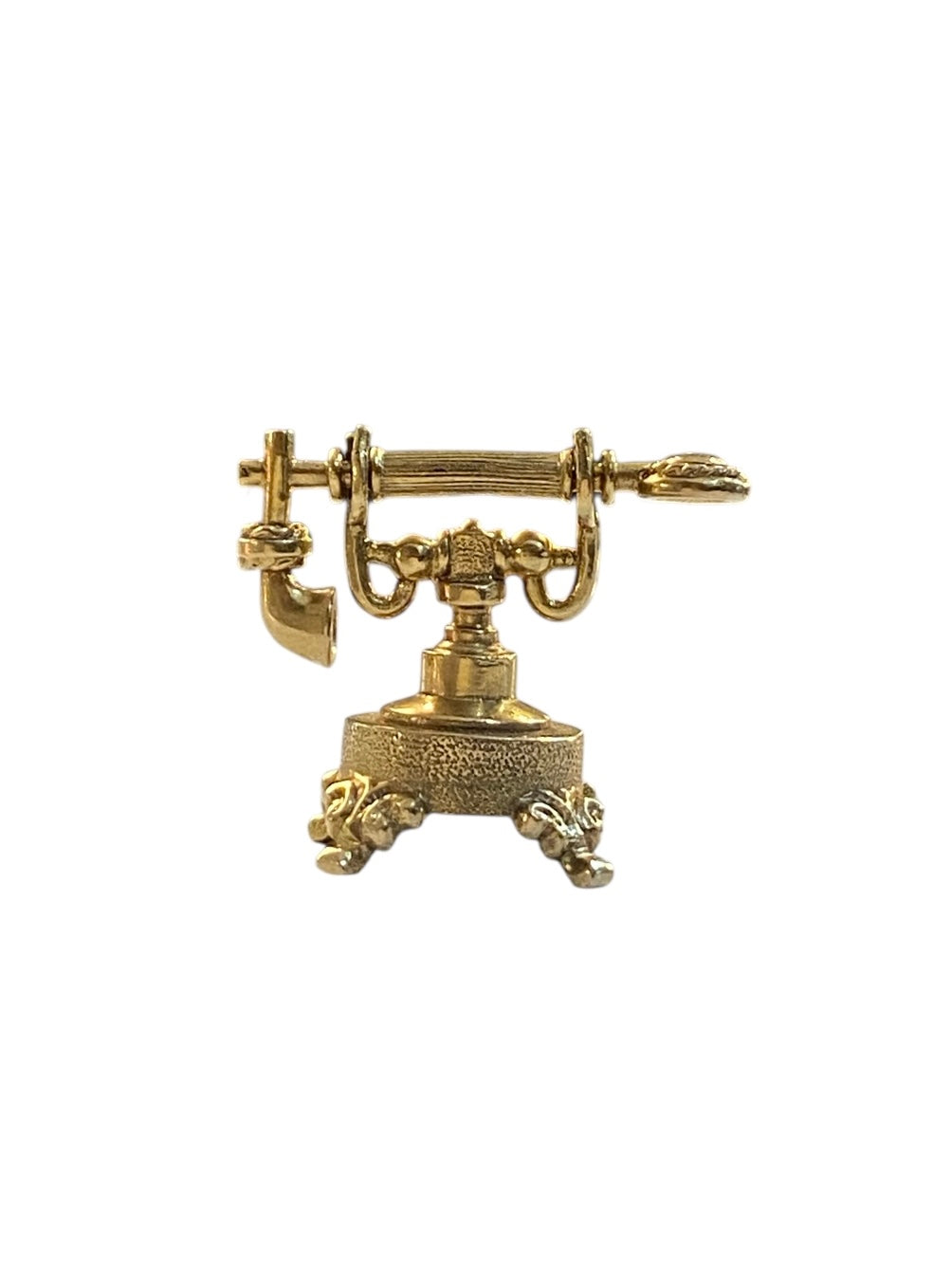 9ct vintage telephone charm signed 'NUVO' circa 1971