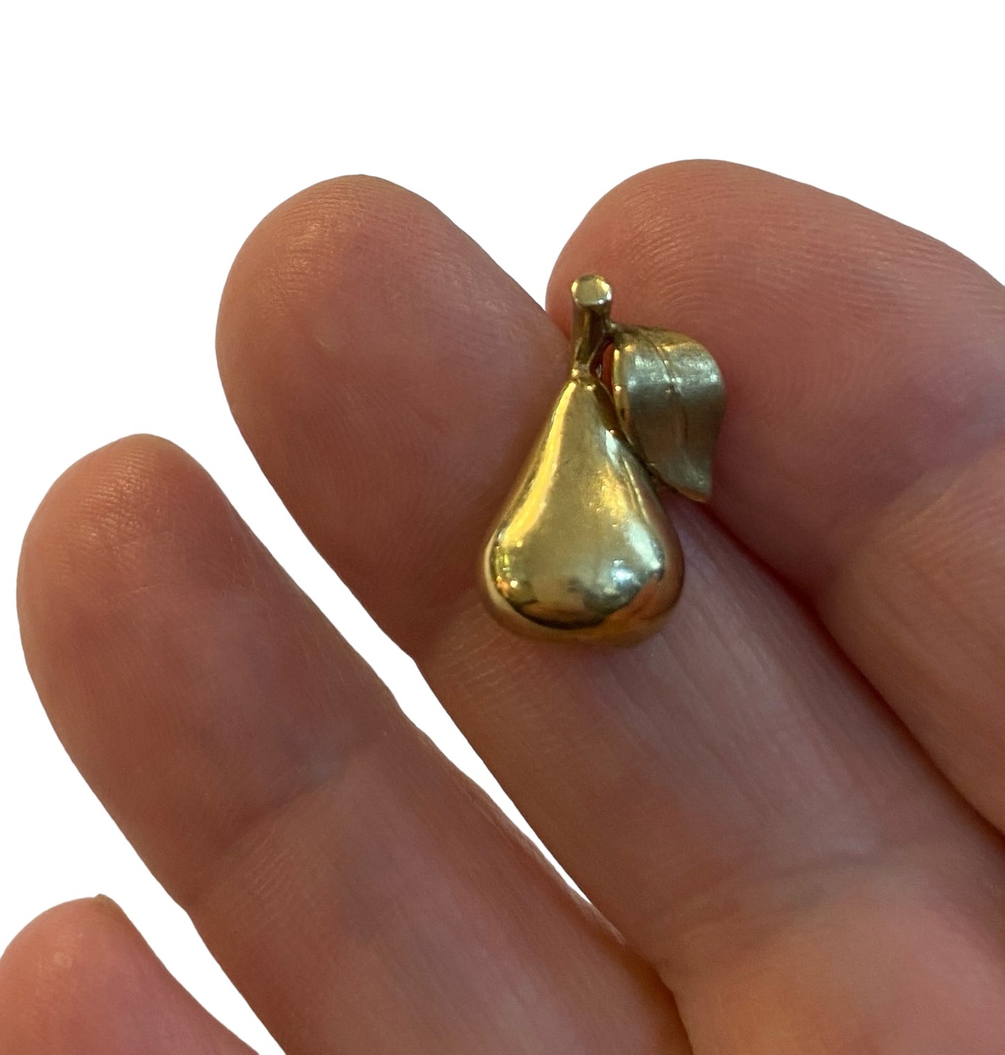 9ct vintage pear charm circa 1981