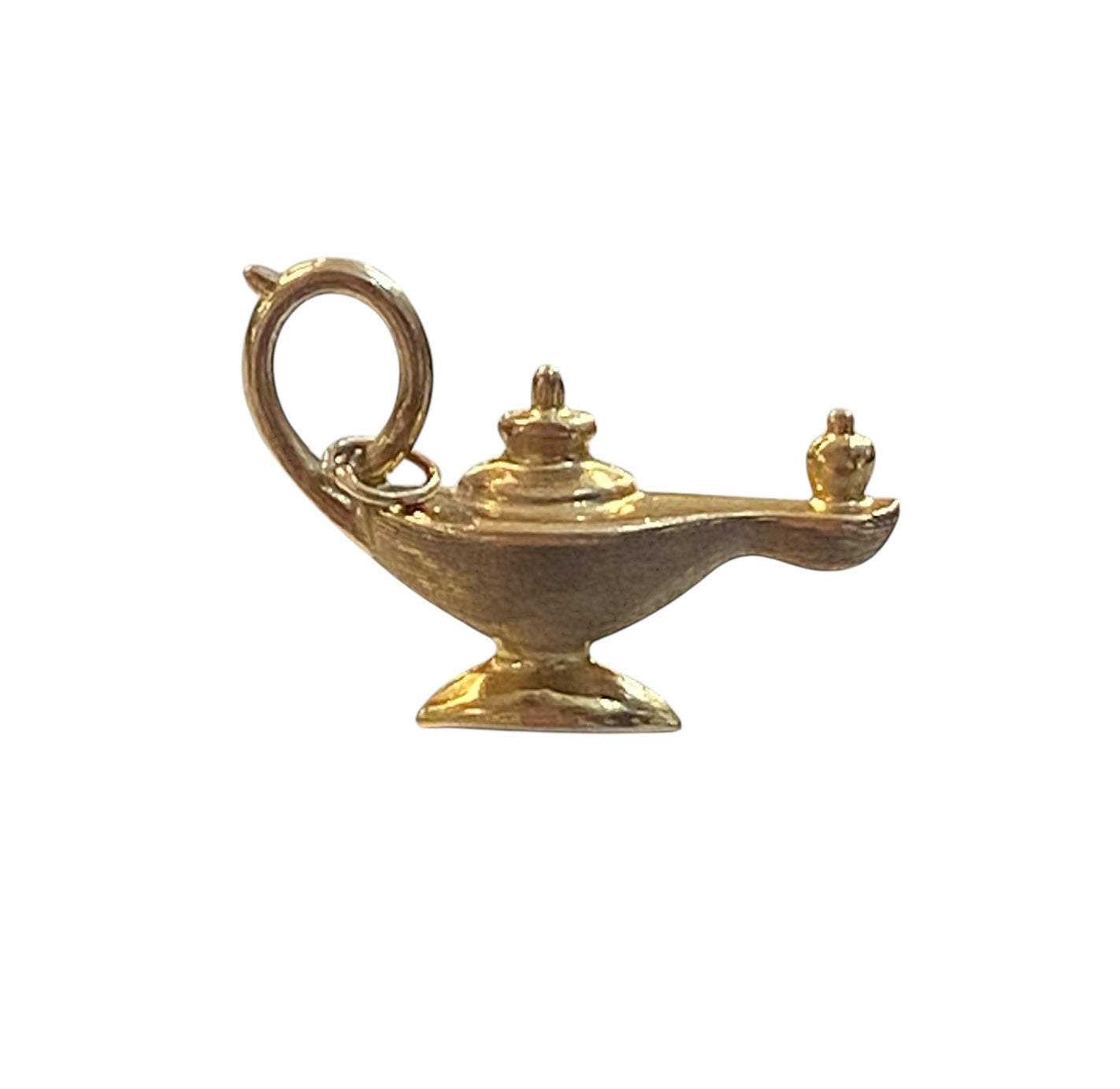 9ct vintage genie lamp , 1.4g maker FM circa 1978, hollow